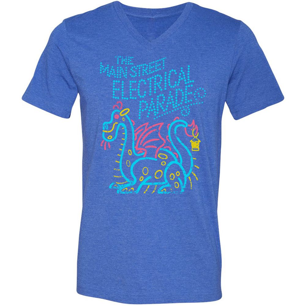 Unisex V-Neck T-Shirt - VZWEMK35 - Heather True Royal - 14