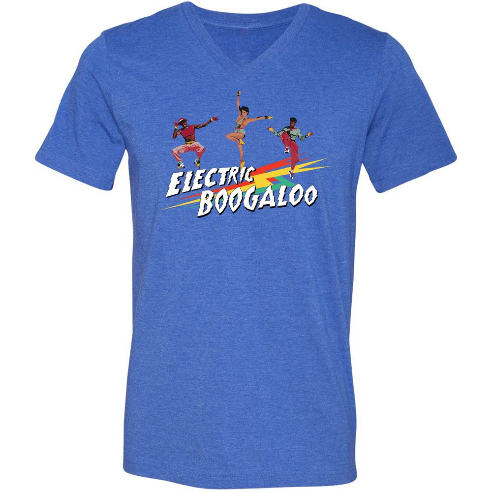 Unisex V-Neck T-Shirt - 1HHD4NQM - Heather True Royal - 14