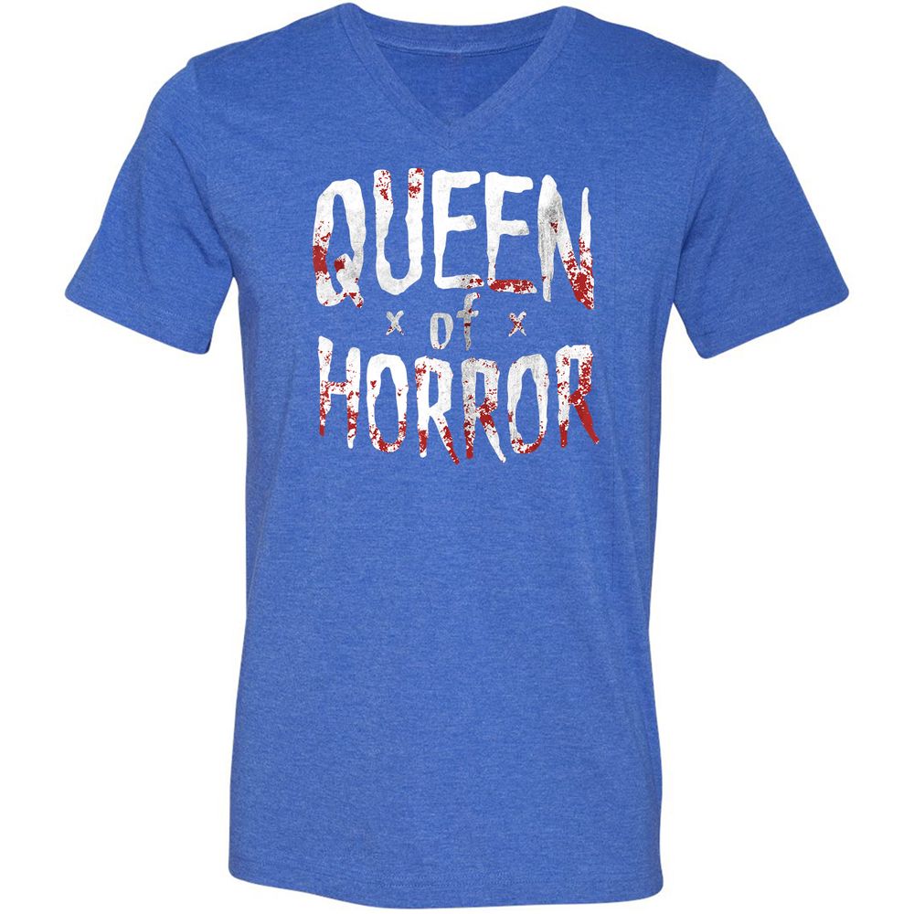 Unisex V-Neck T-Shirt - NFZNU3F8 - Heather True Royal - 14