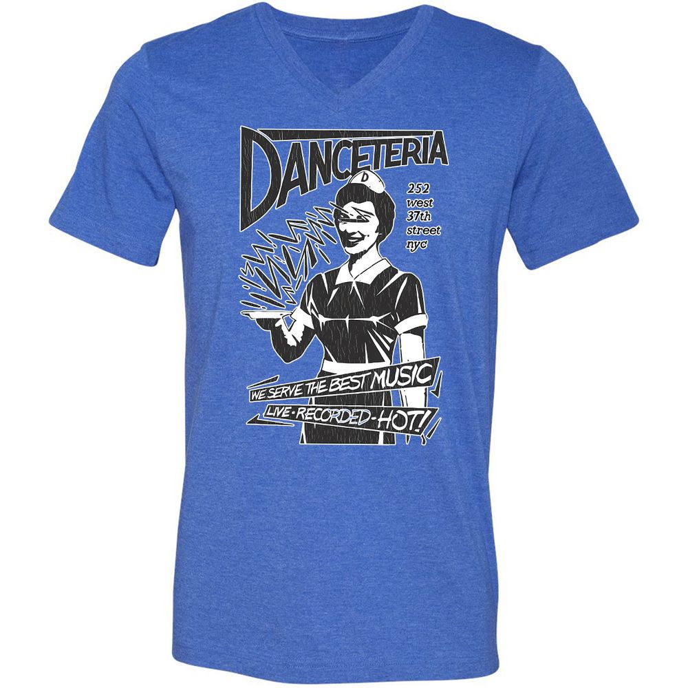 Unisex V-Neck T-Shirt - S95XHMPV - Heather True Royal - 14