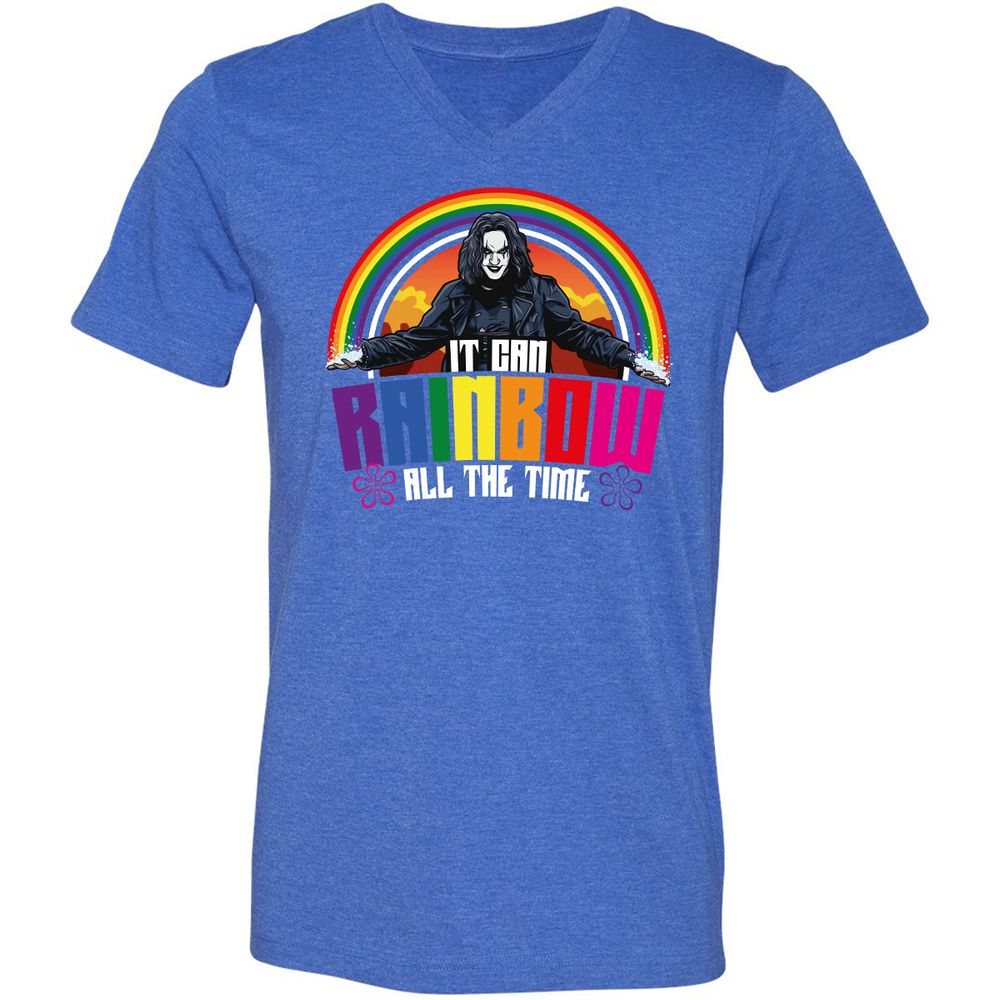 Unisex V-Neck T-Shirt - SPNV65ZJ - Heather True Royal - 14