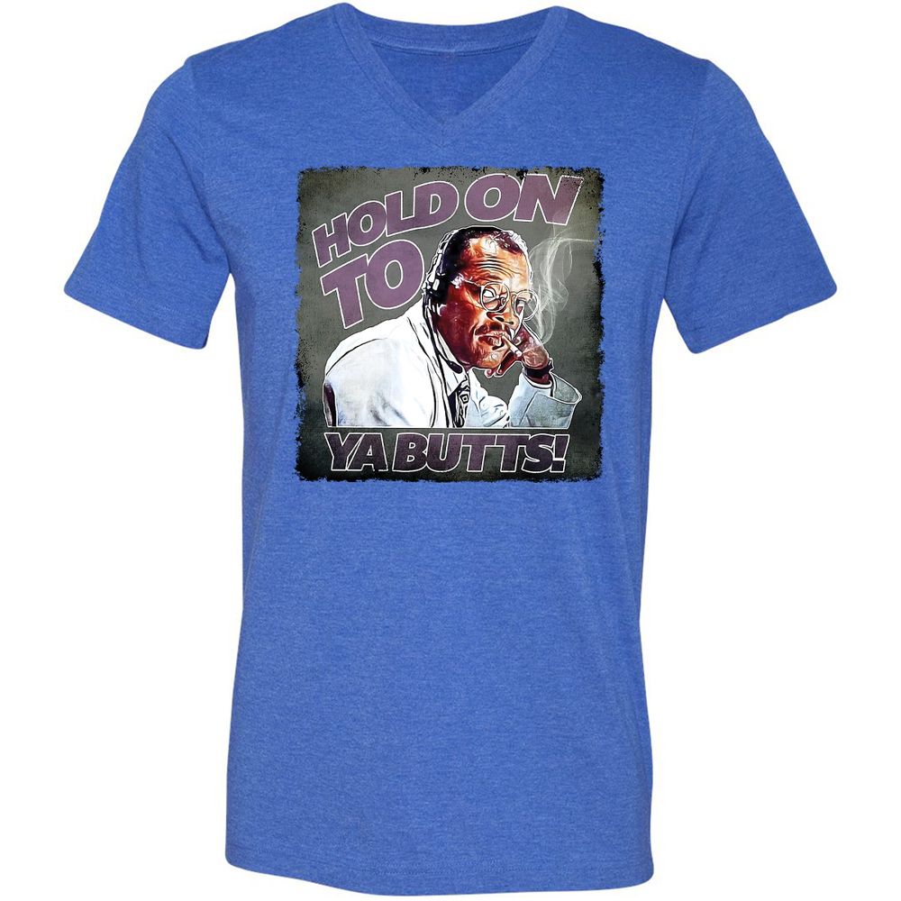 Unisex V-Neck T-Shirt - R5GK723G - Heather True Royal - 14