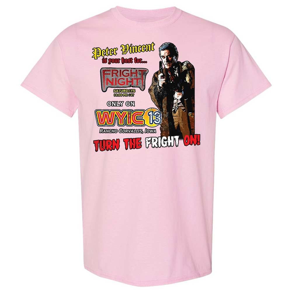 Peter Vincent Fright horror night cult - Light Pink - 14