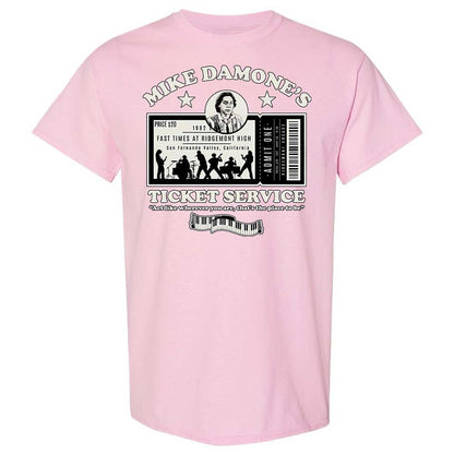 Damone's Ticket Service - Light Pink - 14