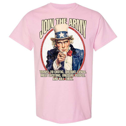 Join The Army - Light Pink - 14