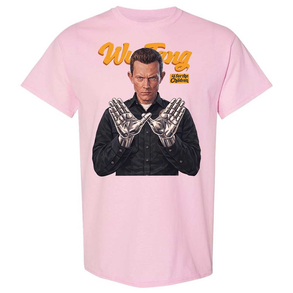 Classic Unisex T-Shirt - Black - Light Pink - 14