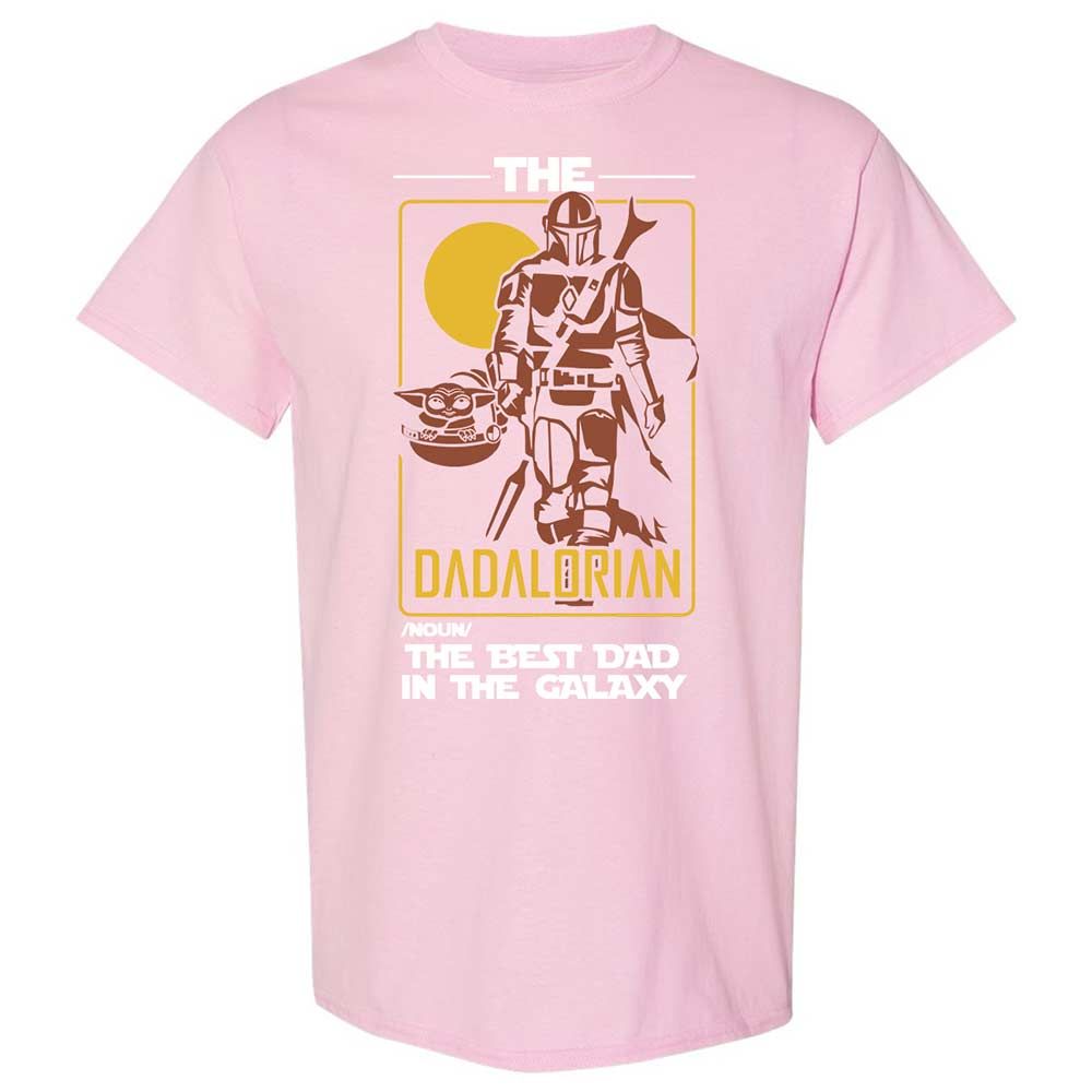 The Dadalorian The Best Dad In The Galaxy - Light Pink - 14