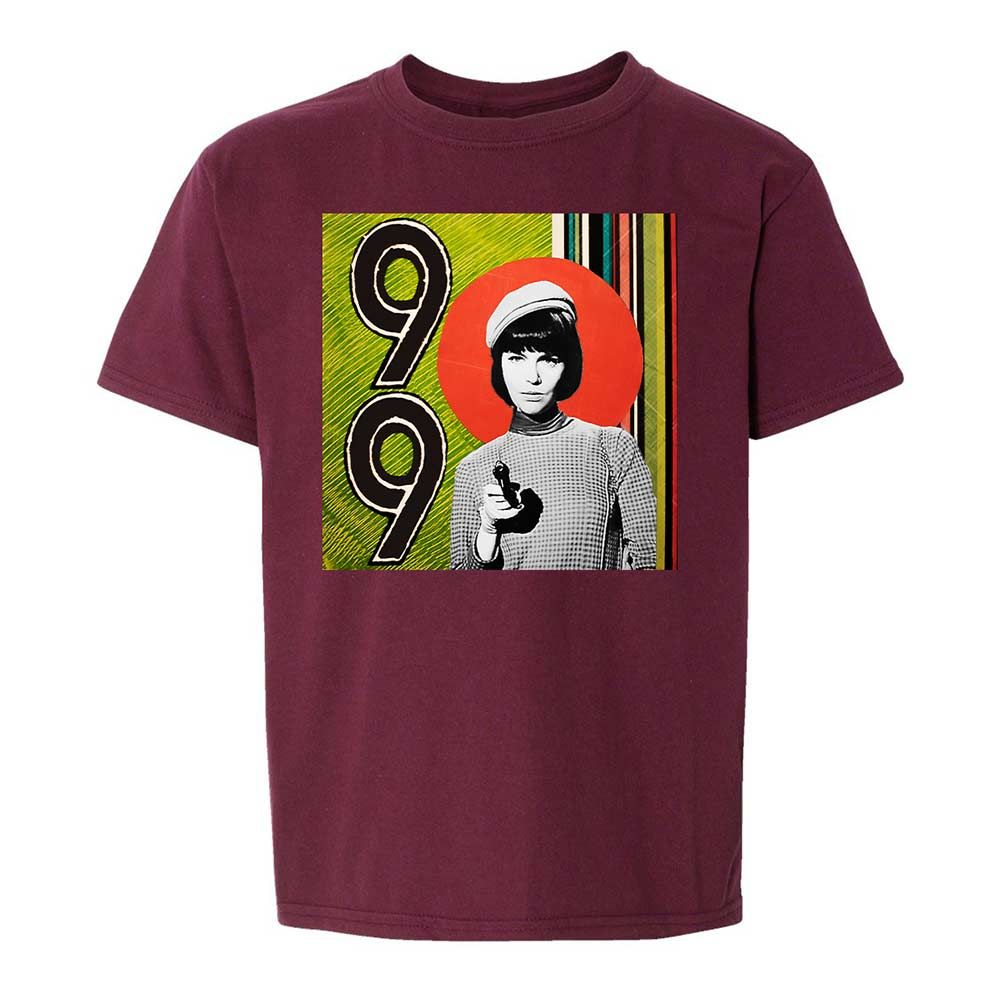 Kids T-Shirt - 1NZUN3C5 - Maroon - 14
