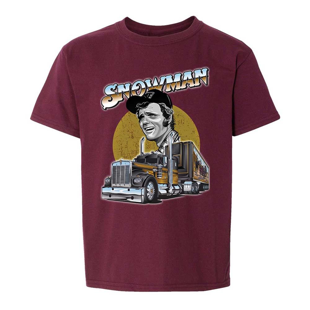 Kids T-Shirt - CDKZQUYU - Maroon - 14