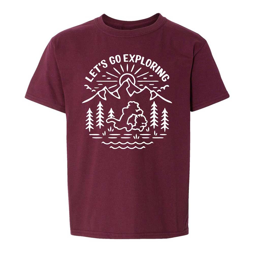 Kids T-Shirt - WWFJJMR1 - Maroon - 14