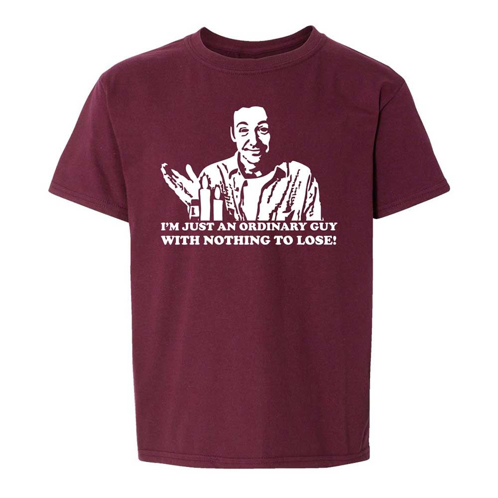 Kids T-Shirt - UYK7GY9J - Maroon - 14