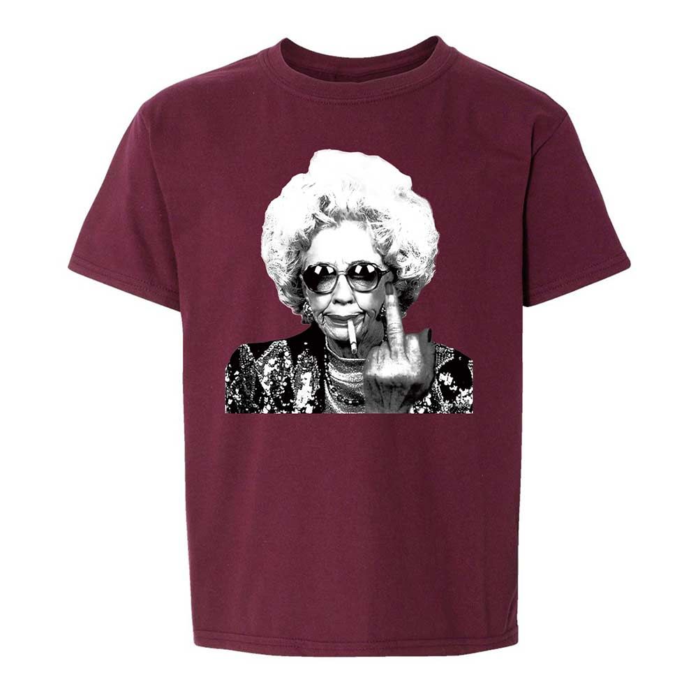 Badass Grandma - Maroon - 14