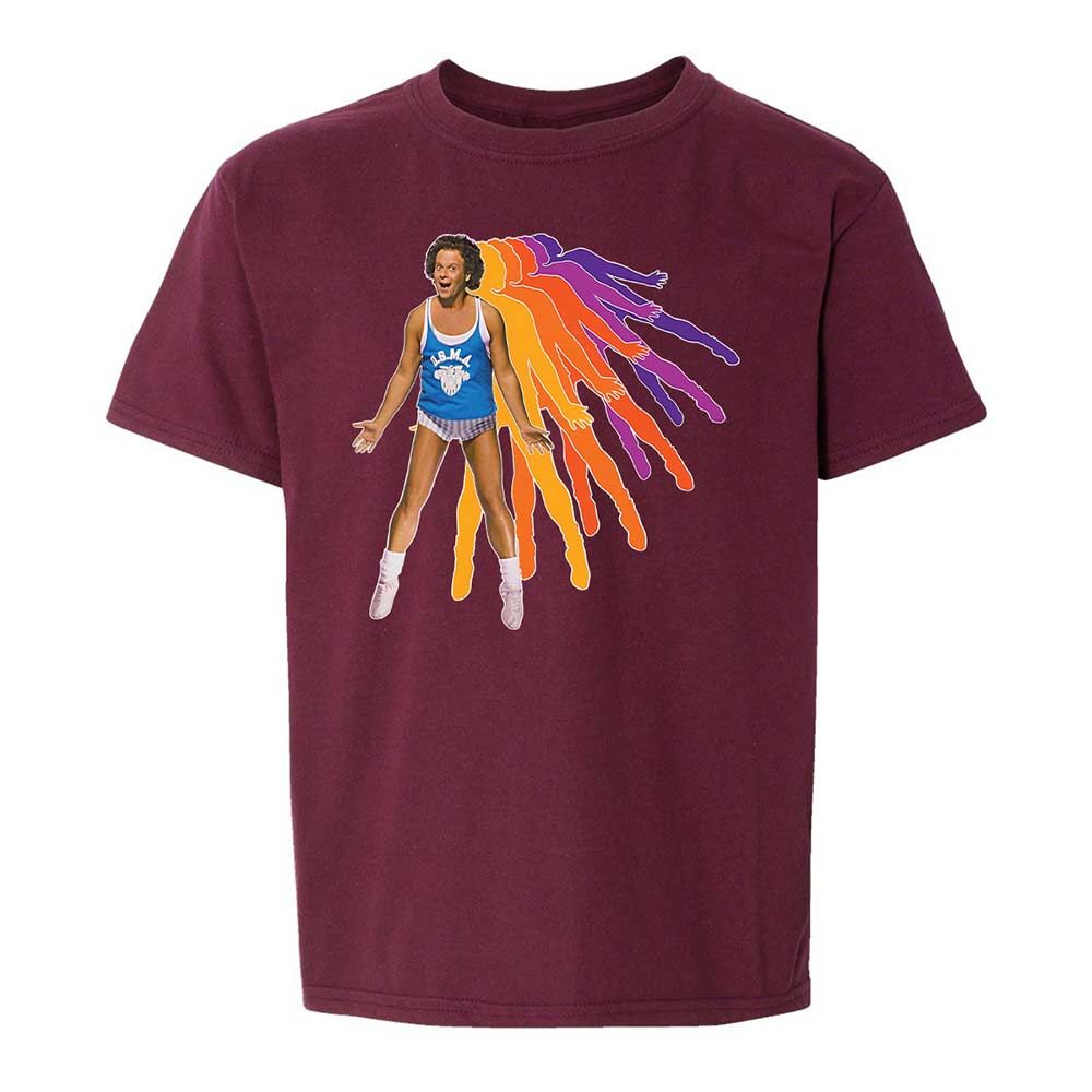 Kids T-Shirt - 9B23GBHC - Maroon - 14