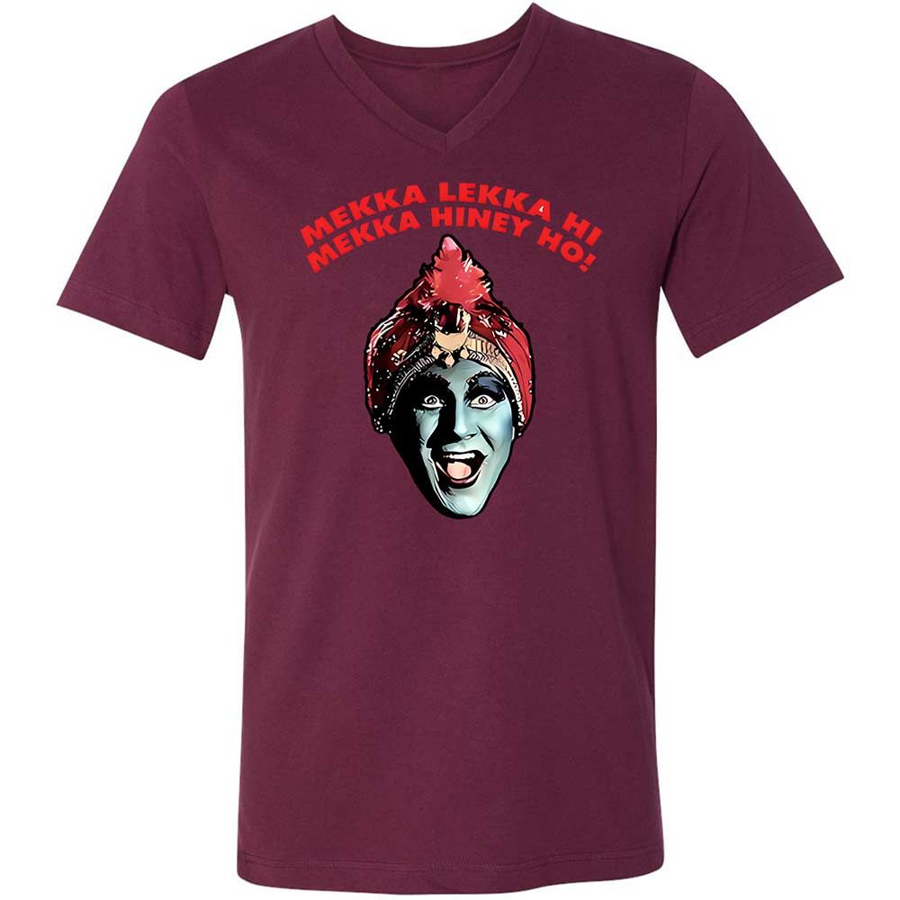 Unisex V-Neck T-Shirt - BLTT27H3 - Maroon - 14