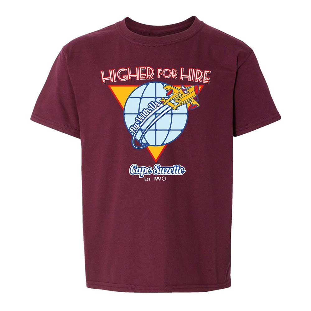 Higher For Hire - Maroon - 14