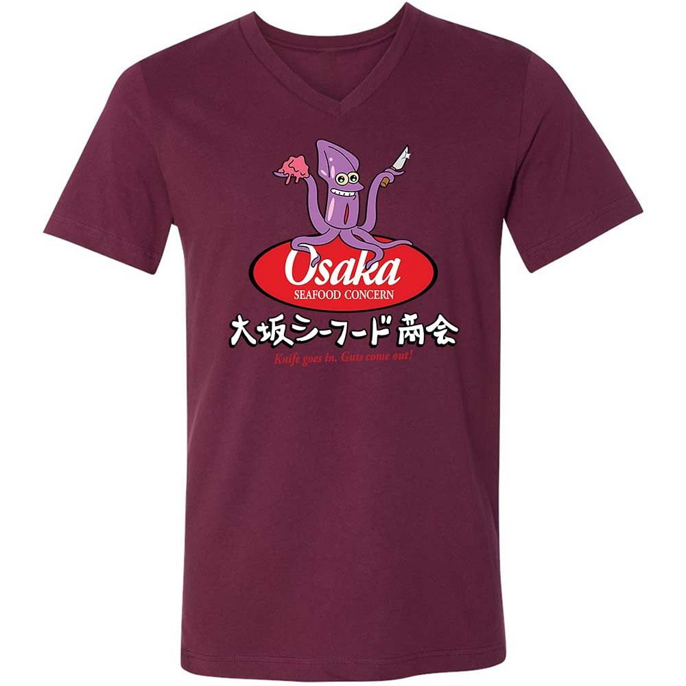 Osaka Seafood Concern - Maroon - 14