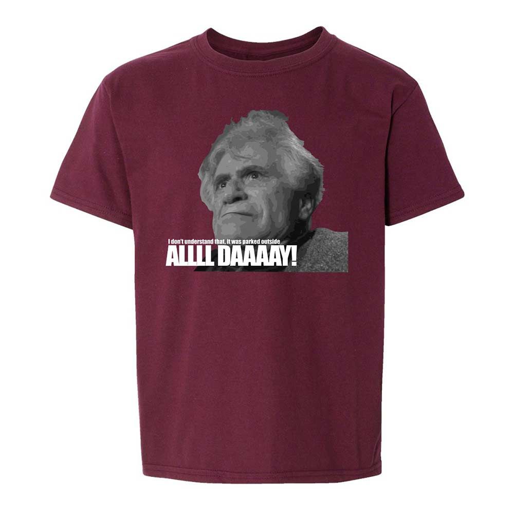 Kids T-Shirt - WPBQTWBK - Maroon - 14