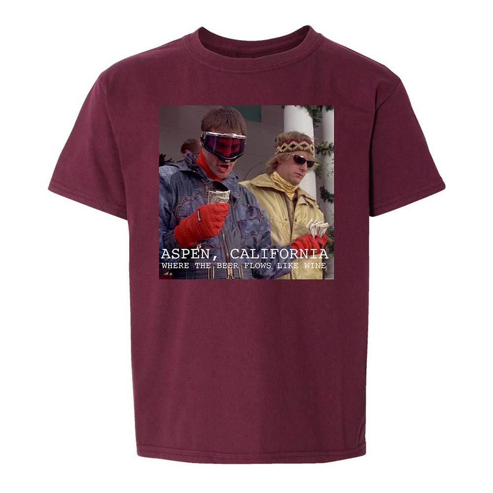 Kids T-Shirt - V2ZQLKSS - Maroon - 14