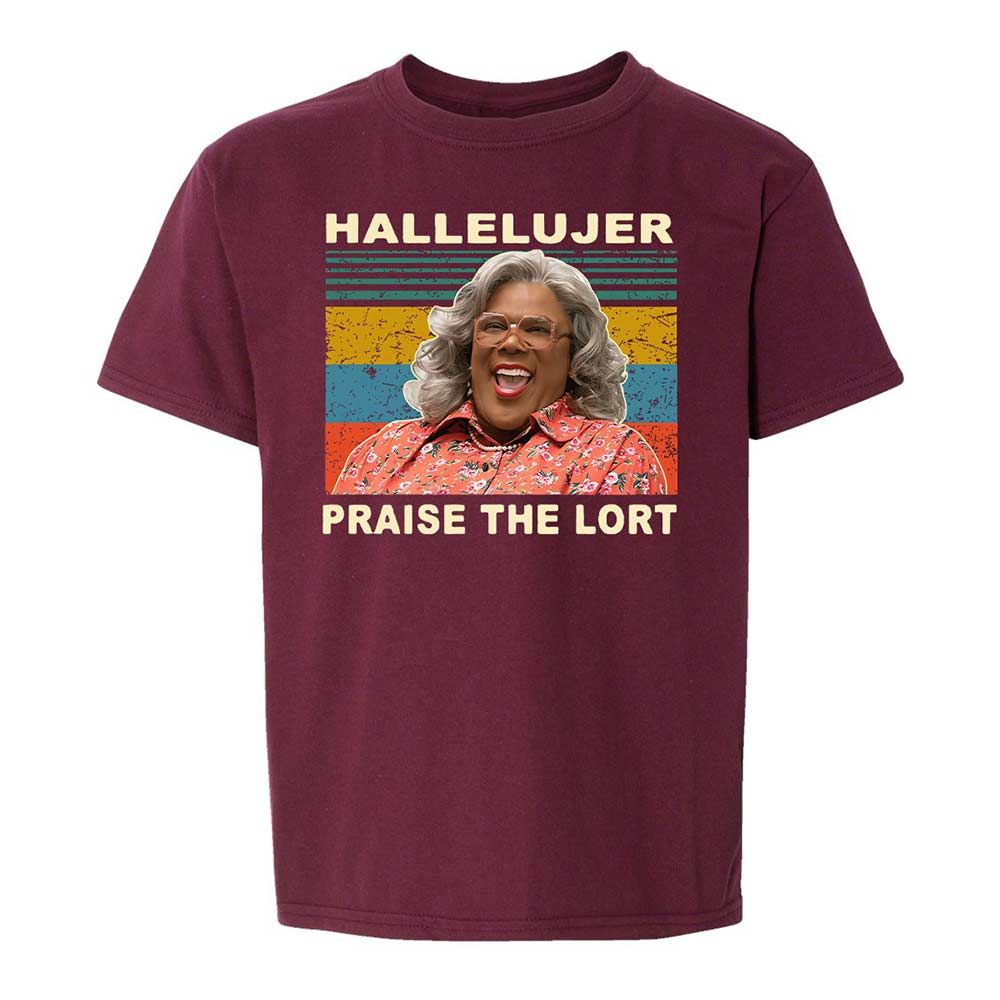 Hallelujer Praise The Lort - Maroon - 14