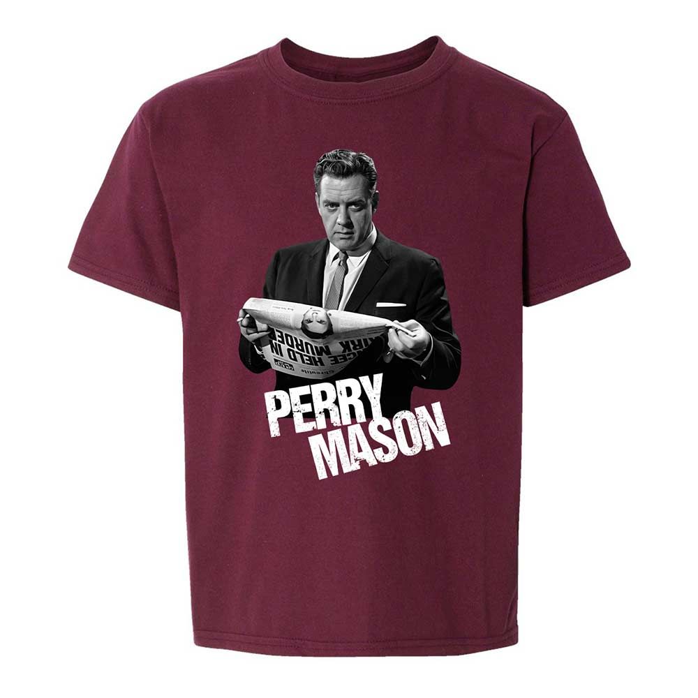 Kids T-Shirt - F5EELJ56 - Maroon - 14