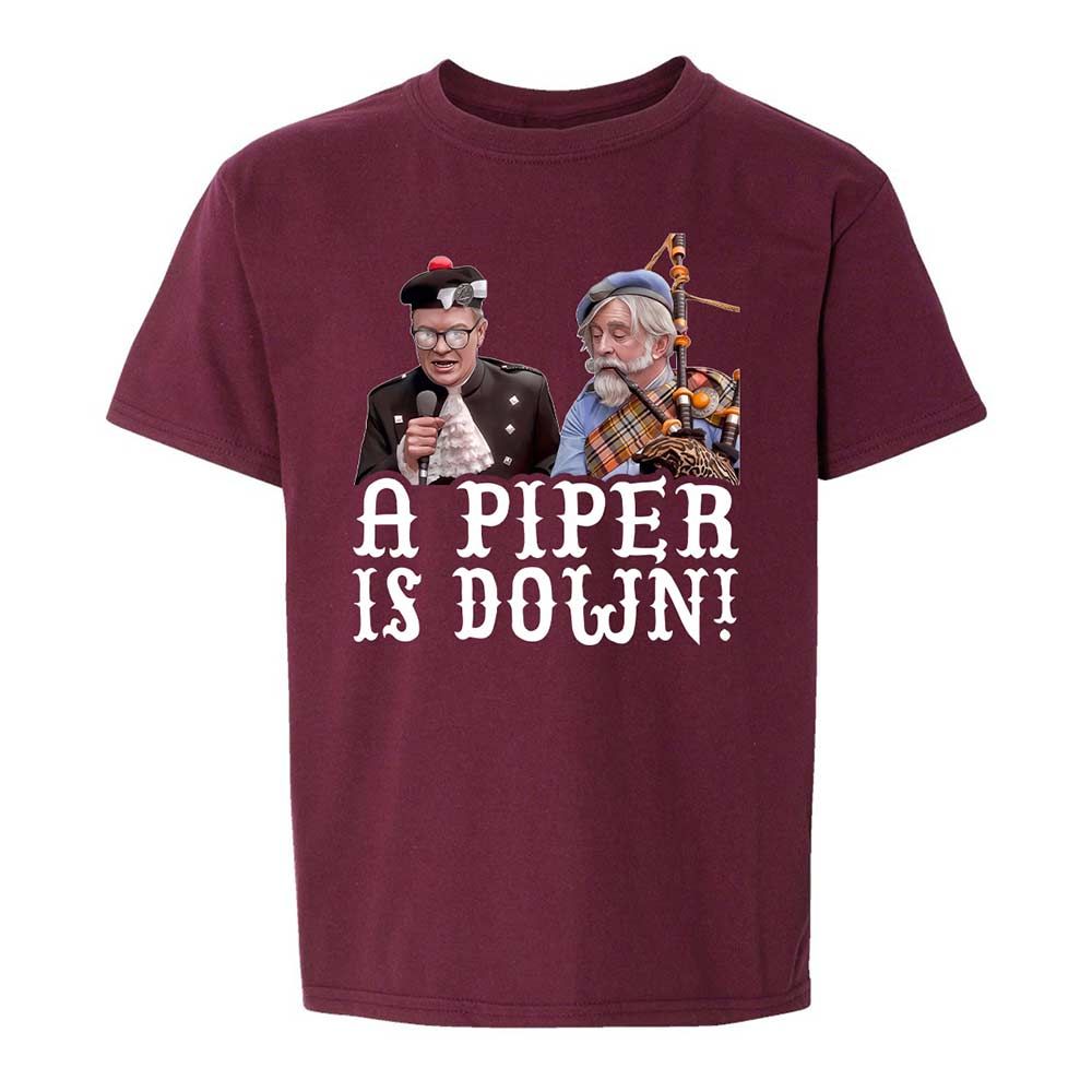 Kids T-Shirt - DTR45B8G - Maroon - 14