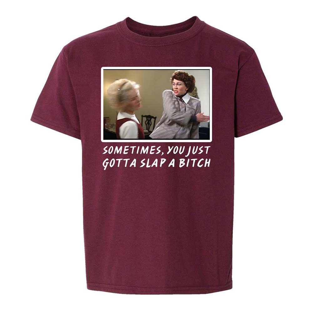 Kids T-Shirt - DZYJ2CFE - Maroon - 14