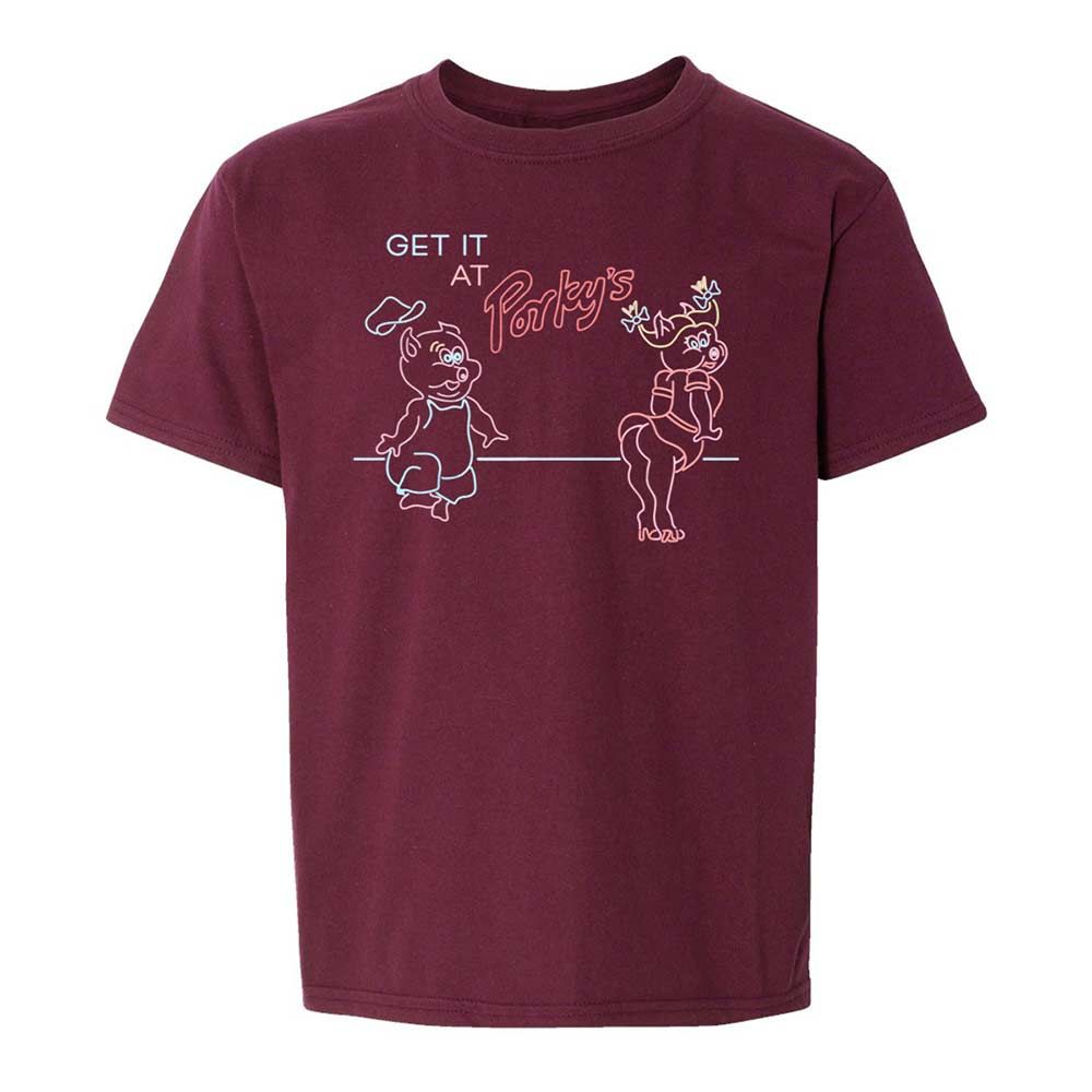Kids T-Shirt - EF5TY3HC - Maroon - 14