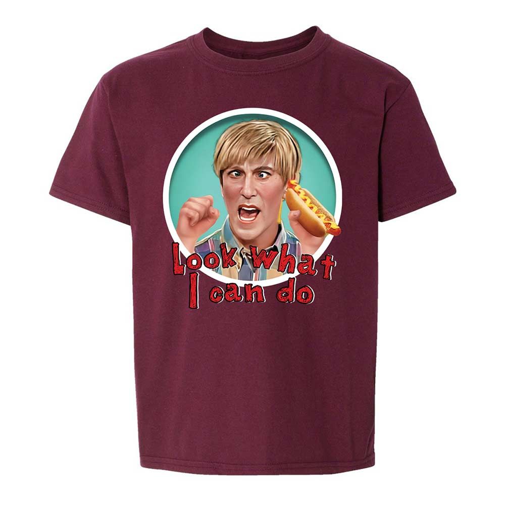 Kids T-Shirt - Q4QDANMH - Maroon - 14