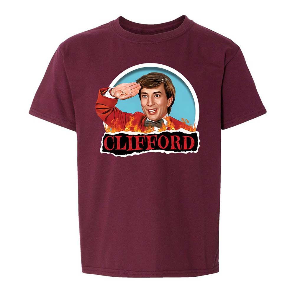 Kids T-Shirt - 4LF5G8B2 - Maroon - 14