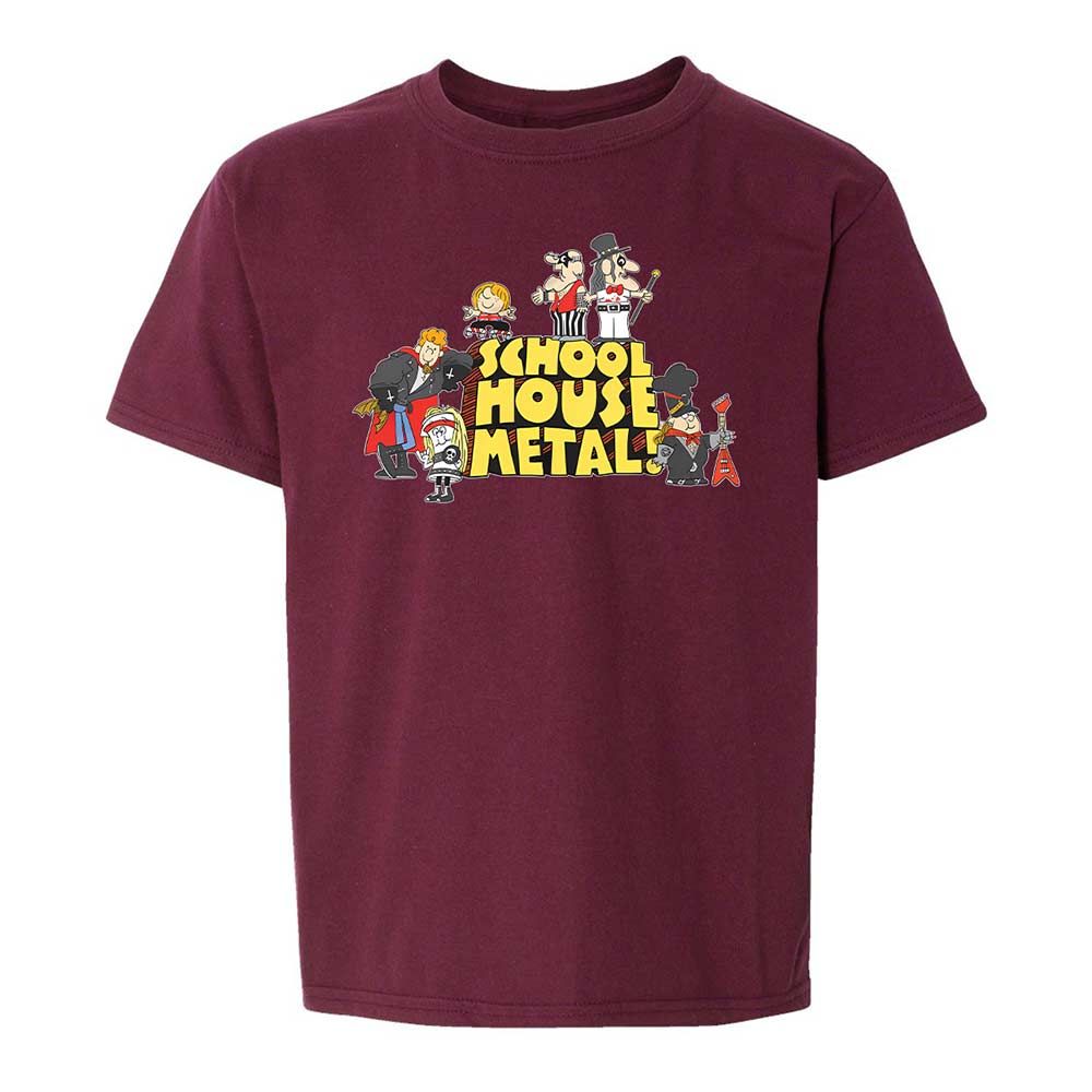 School House Metal - Maroon - 14