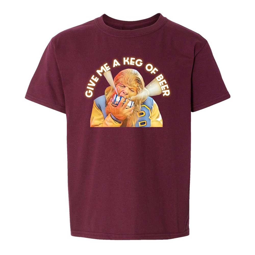 Kids T-Shirt - 5EHBU1QH - Maroon - 14