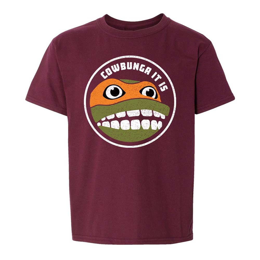Kids T-Shirt - GQSV38UZ - Maroon - 14