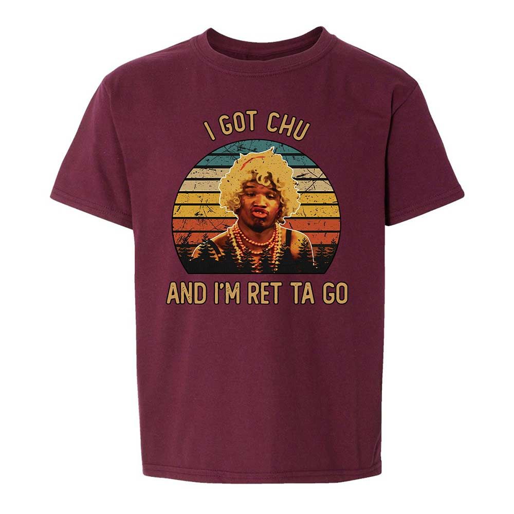 Kids T-Shirt - 9V4N4QRE - Maroon - 14