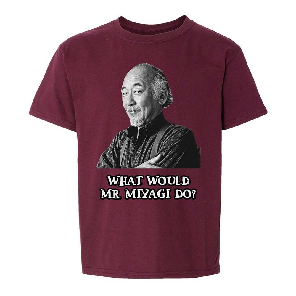Kids T-Shirt - GKQDZWBN - Maroon - 14