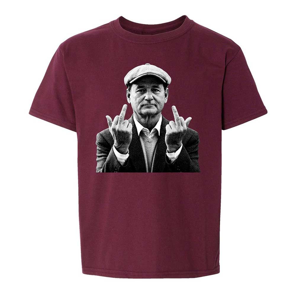 Bill Murray Middle Finger - Maroon - 14
