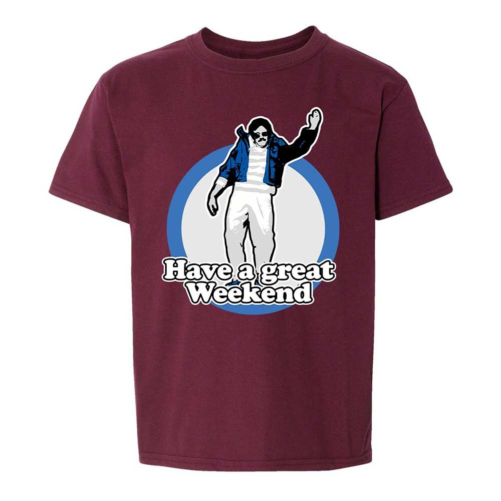 Kids T-Shirt - ARVS7QP9 - Maroon - 14