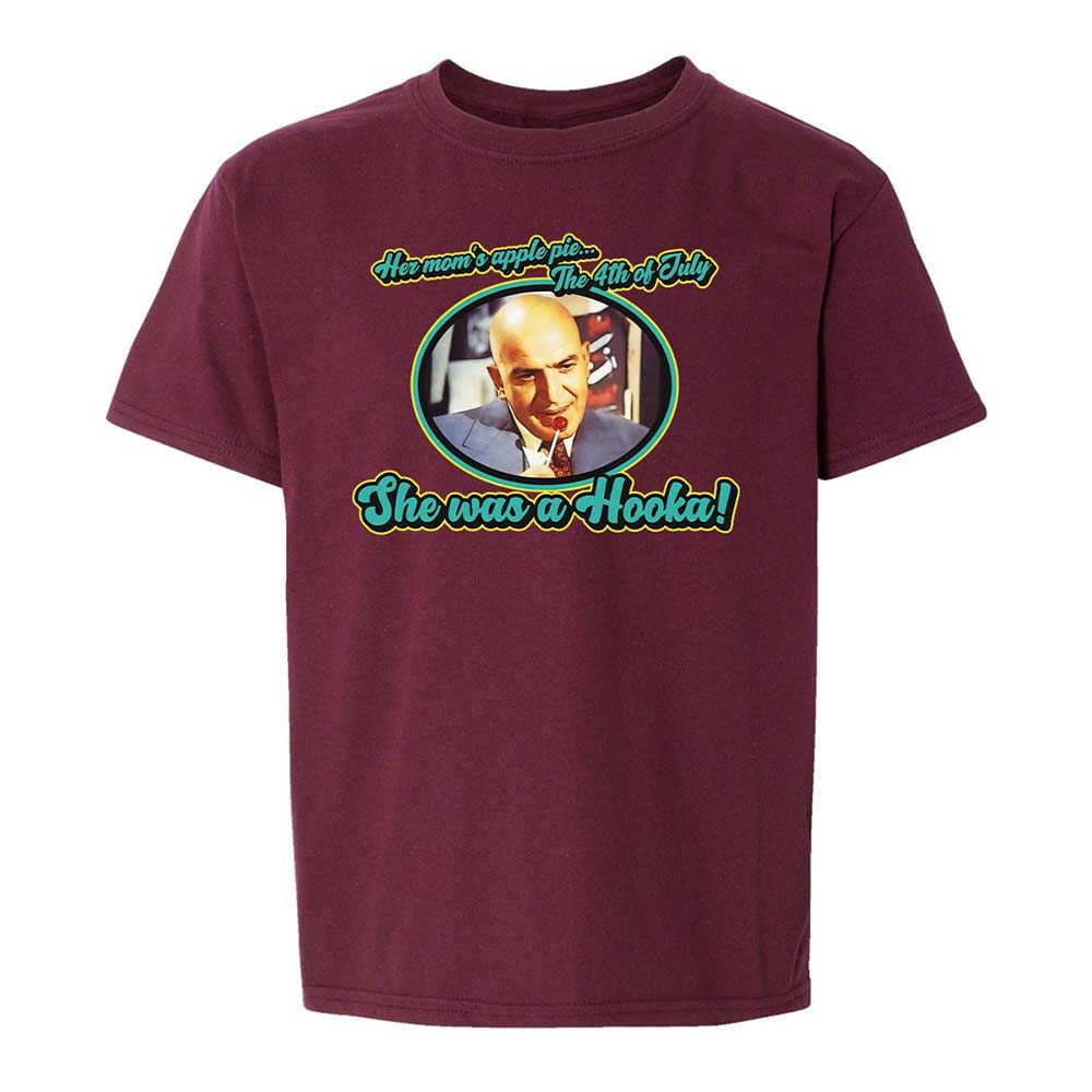 Kids T-Shirt - 7NC3SUVU - Maroon - 14
