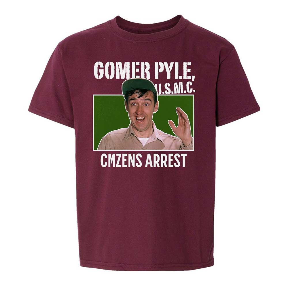 Kids T-Shirt - WZLDCPHN - Maroon - 14