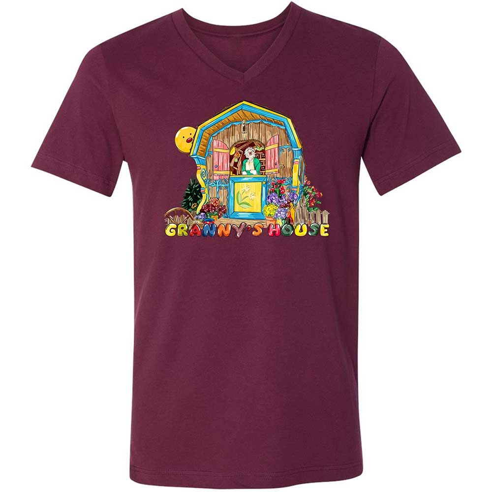 Granny Garbanzo Gardening Sunshine - Maroon - 14