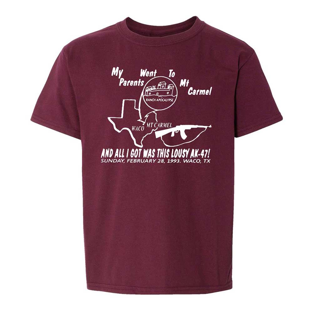 Kids T-Shirt - J2KUYTAD - Maroon - 14