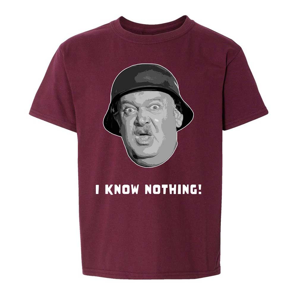 Kids T-Shirt - S9RYMJYU - Maroon - 14