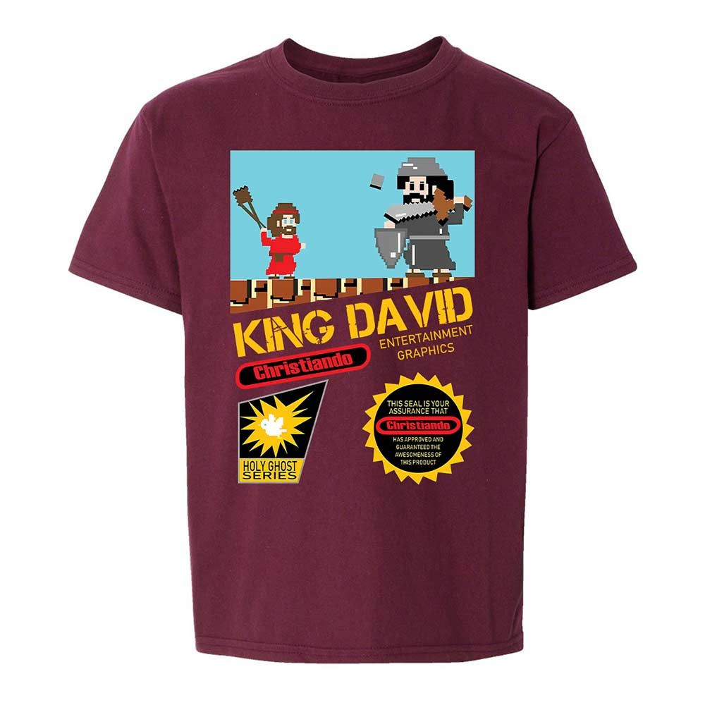 David Vs Goliath Cool Christian - Maroon - 14