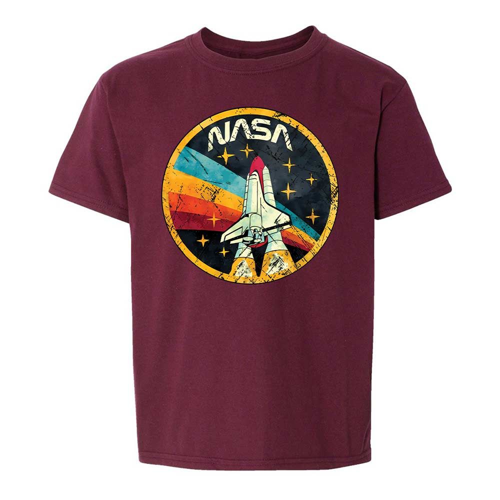 USA Space Agency Vintage Colors - Maroon - 14