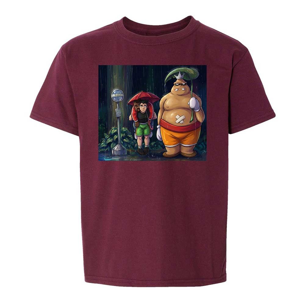 Kids T-Shirt - CXD77MHE - Maroon - 14