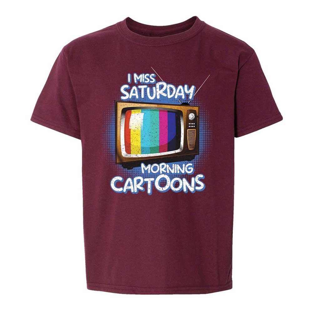 Kids T-Shirt - YTKNT6TE - Maroon - 14