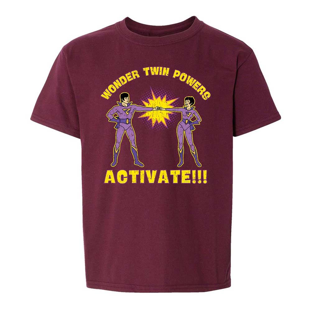 Kids T-Shirt - FZZKHBLC - Maroon - 14