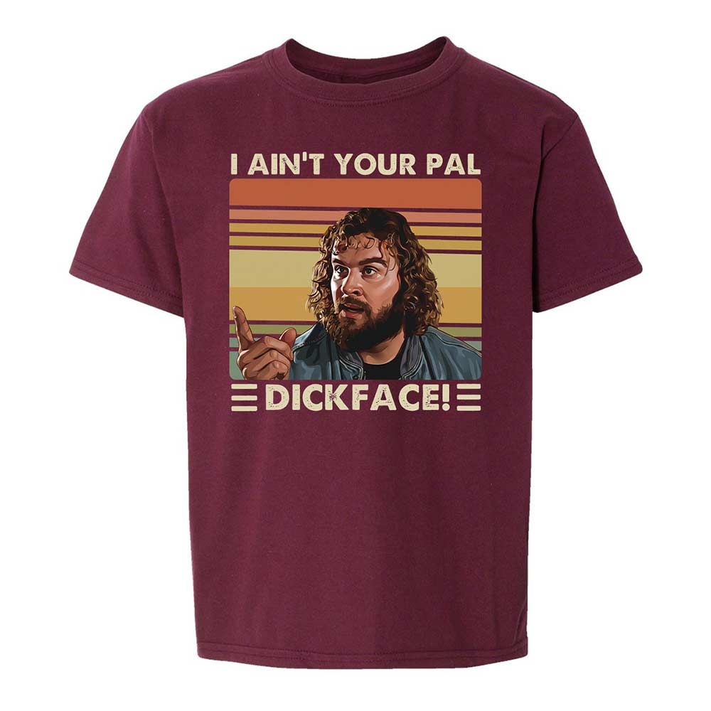 Kids T-Shirt - R1JFVDSS - Maroon - 14