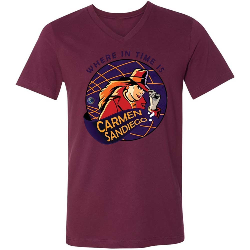 Where in Time Is Carmen Sandiego - Maroon - 14