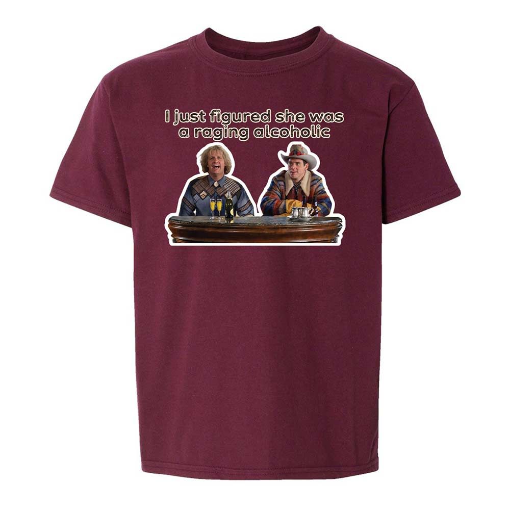 Kids T-Shirt - FSQSESN5 - Maroon - 14