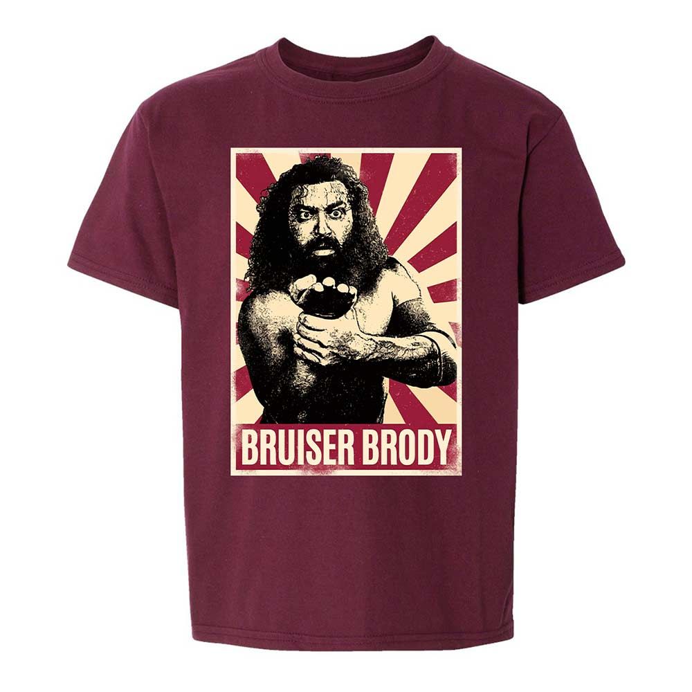 Kids T-Shirt - PBPEZL61 - Maroon - 14